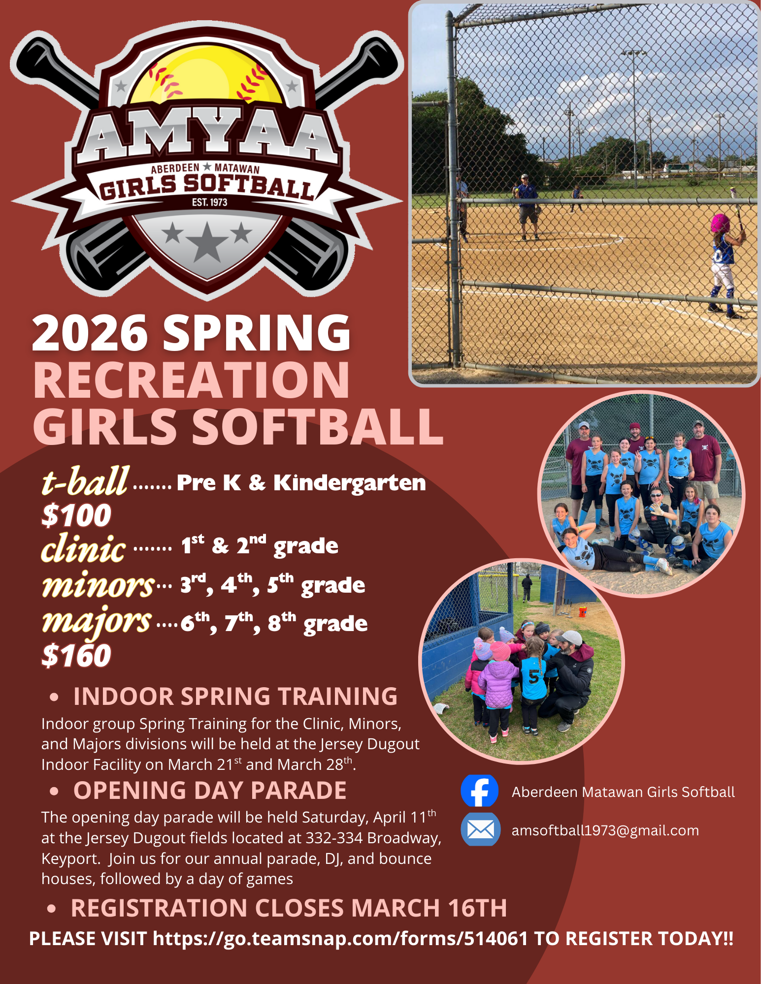 Spring 2026 Registration Flyer